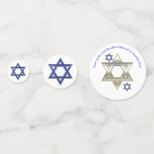 Bar Mitzvah oder Bat Mitzvah Konfetti (Vorderseiten)