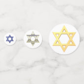 Bar Mitzvah oder Bat Mitzvah Konfetti (Rückseiten)