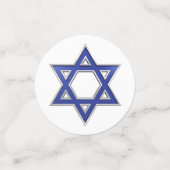 Bar Mitzvah oder Bat Mitzvah Konfetti (Klein Vorderseite)