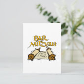 Bar Mitzvah Postkarte (Stehend Vorderseite)