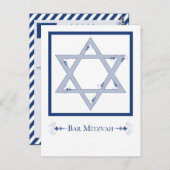 Bar Mitzvah Postkarte (Vorne/Hinten)