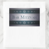 Bar Mitzvah Rechteckiger Aufkleber (Tasche)