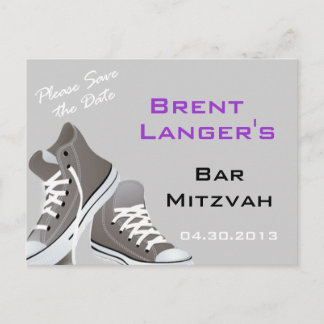 Bar Mitzvah Schuhe Postkarte