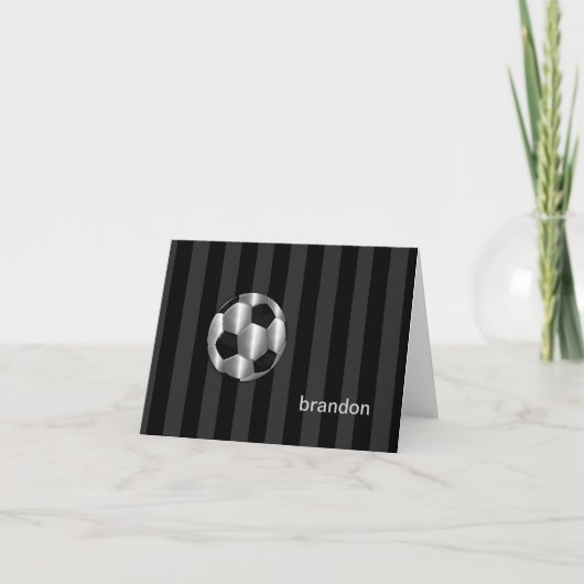 Bar Mitzvah Silver Soccer Balls (Vorderseite)