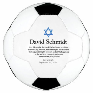 Bar Mitzvah Soccer Ball Geschenke für Jungen