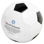 Bar Mitzvah Soccer Ball Geschenke für Jungen (Dreiviertel)