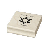 Bar Mitzvah Star von David Gummistempel (Stempel)