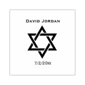 Bar Mitzvah Star von David Gummistempel (Prägung)