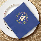 Bar mitzvah Star von David Monogram Servietten Mit Folie