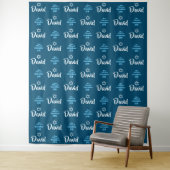 Bar Mitzvah Step and Repeat Event Background Wandteppich (Beispiel)