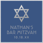 Bar Mitzvah Sticker für Dekor oder Favoriten (Vorderseite)