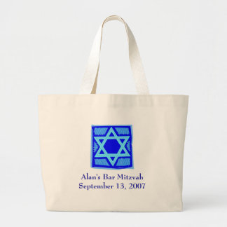 Bar Mitzvah Strand-Tasche (kundengerecht) Jumbo Stoffbeutel