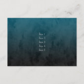 Bar Mitzvah Stylish Aquamarin Blue Star von David  Einladung (Vorderseite)