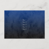 Bar Mitzvah Stylish Blue Star von David Ombre Einladung (Vorderseite)