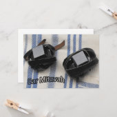 Bar Mitzvah - Tallis & Tefillin Karte (Vorderseite/Rückseite Beispiel)