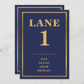 BAR MITZVAH Tischnummern (Vorne/Hinten)