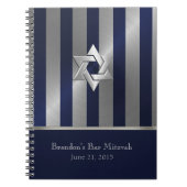 Bar Mitzvah UAWG Tracker Notebook/Gästebuch Notizblock (Vorderseite)