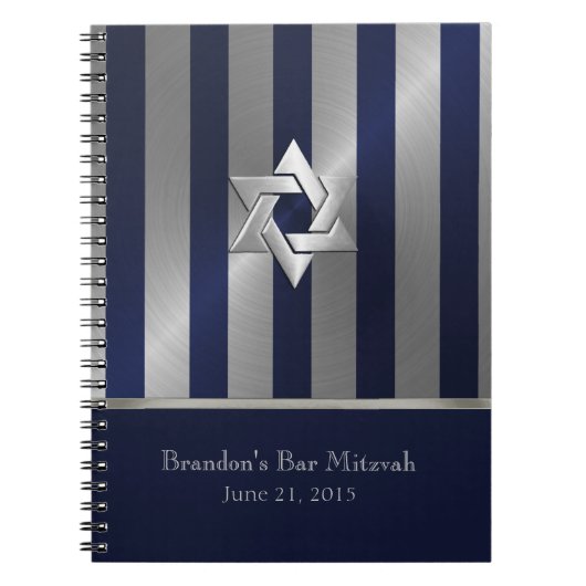 Bar Mitzvah UAWG Tracker Notebook/Gästebuch Notizblock (Vorderseite)