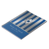 Bar Mitzvah UAWG Tracker Notebook/Gästebuch Notizblock (Linke Seite)