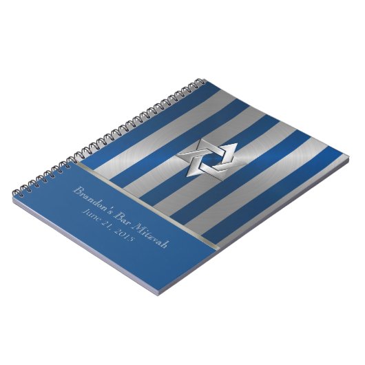 Bar Mitzvah UAWG Tracker Notebook/Gästebuch Notizblock (Linke Seite)