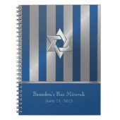 Bar Mitzvah UAWG Tracker Notebook/Gästebuch Notizblock (Vorderseite)