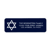 Bar Mitzvah und Bat Mitzvah Blue Address (Vorne)