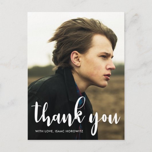 Bar Mitzvah Vielen Dank, dass Sie Star von David F Postkarte (Vorderseite)