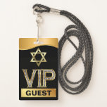 Bar Mitzvah VIP Lanyard ABZEICHEN - siehe Zurück Ausweis<br><div class="desc">Mehr werden heute Abend in verschiedenen Stilen und mit Bat Mitzvah gepostet werden. Bitte sehen Sie meine beliebte VIP-SAMMLUNG, Lanyard Abzeichen Collection, Princess (Bat Mitzvah, Sweet 16, etc.), und mehr. Passen Sie die Rückseite dieser für jeden Club, Business, Party, Sie nennen es auf Zazzle! Übertragen Sie es auf Karten selbst....</div>