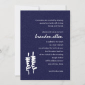 Bar Mitzvah White Torah Scrolls in jeder Farbe Einladung (Vorderseite)