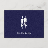 Bar Mitzvah White Torah Scrolls in jeder Farbe Karte (Vorderseite)