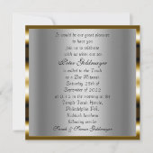 Bar Mitzvah-Zeremonie Einladung (Vorderseite)