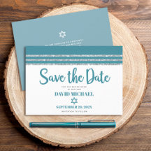 Bar Mizwa Moderne Fette Teal Silber Tallit Schrift