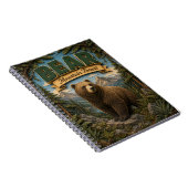 Bär Mountain Forest POPCUT Notizblock (Rechte Seite)