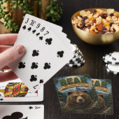 Bär Mountain Forest POPCUT Spielkarten (In Situ)