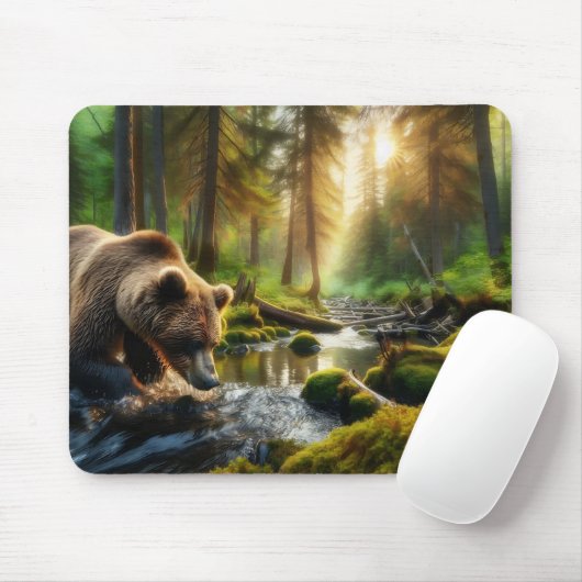 Bär Mousepad (Mit Mouse)