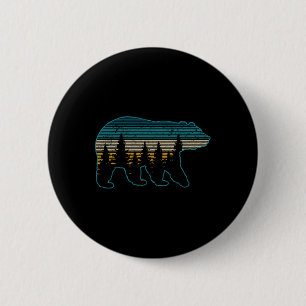 Bär Natur Grizzly Braun Schwarz Bär Wandern Jagen Button