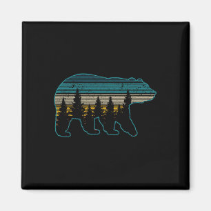 Bär Natur Grizzly Braun Schwarz Bär Wandern Jagen Magnet