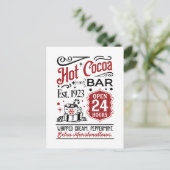 Bar Nordpol Feiertagspostkarte (Stehend Vorderseite)