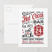 Bar Nordpol Feiertagspostkarte (Vorne/Hinten)