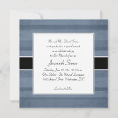 Bar oder Bat Mitzvah Ankündigungen/Einladungen Einladung (Rückseite)