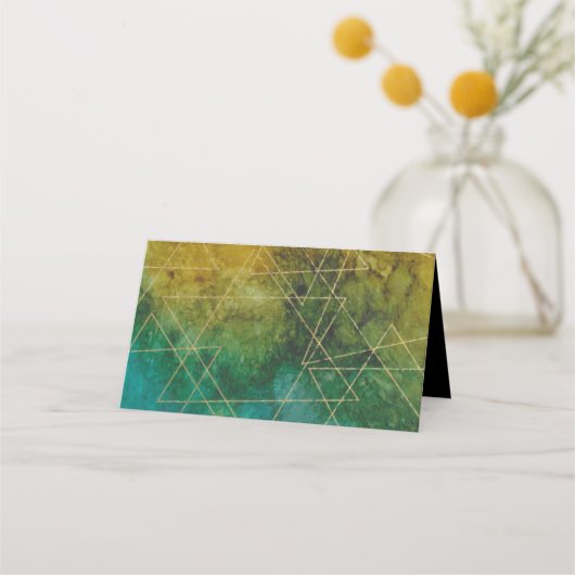 Bar oder Bat Mitzvah aus dieser Platzkarte (Rückseite)