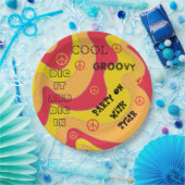 Bar oder Bat Mitzvah DIG IN Papierplatte Pappteller (Party)