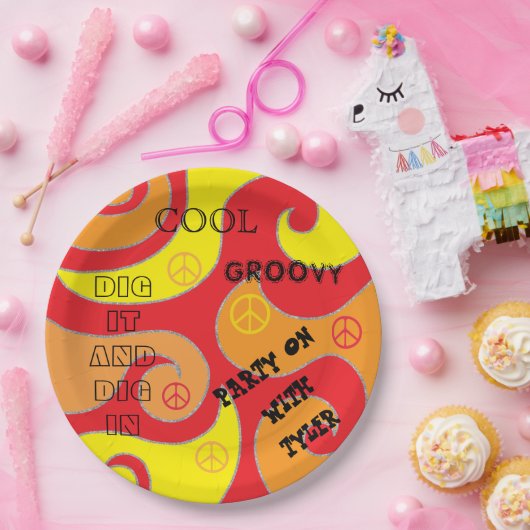 Bar oder Bat Mitzvah PARTY auf Papierplatte Pappteller (Party)