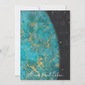 Bar oder Bat Mitzvah Save the Date aus dieser Welt (Rückseite)