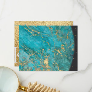 Bar oder Bat Mitzvah Vielen Dank aus dieser Welt 2 Dankeskarte