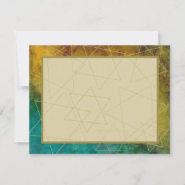 Bar oder Bat Mitzvah Vielen Dank aus dieser Welt 3 Dankeskarte