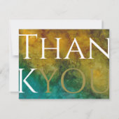 Bar oder Bat Mitzvah Vielen Dank aus dieser Welt 4 Dankeskarte (Rückseite)