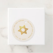 Bar oder Bat Mizwa Stern Davids aus falschem Gold Geschenkanhänger (Beispiel)