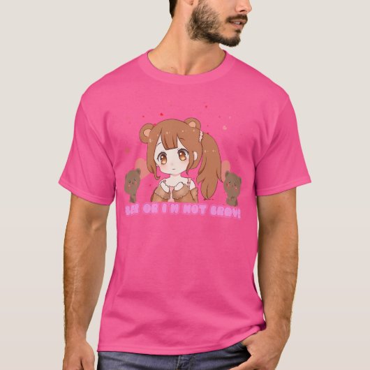 Bär oder ich nicht tapfer - Super Kawaii Chibi Bea T-Shirt (Vorderseite)