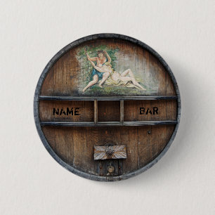 Bar oder Pub-Inhaber-oder Kunden-Knopf Button